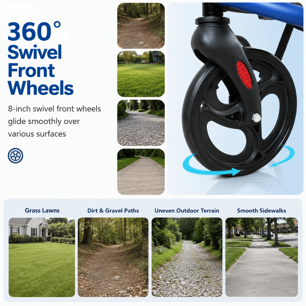 Elderly walker, elbow rest, pushable, seatable, storage bag, walker, no need to install hand-push, travel shopping, aluminum alloy