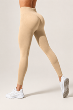 Pocket European and American hot sale seamless hip lift gym pants belly tight high waist peach buttocks yoga pants