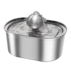 Source Factory Stainless Steel Pet Smart Water Dispenser Automatic Circulation Flow 3.2L Large Capacity Cat and Dog Water Feeder