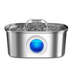 Source Factory Stainless Steel Pet Smart Water Dispenser Automatic Circulation Flow 3.2L Large Capacity Cat and Dog Water Feeder
